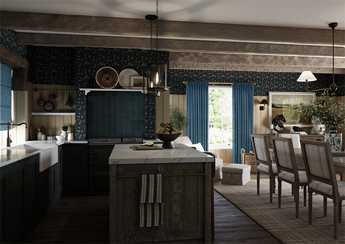 Jakarta, Blue Jay - Made to Measure Curtains - Image 7